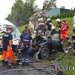 Wypadek śmiertelny na DK nr 28 w miejscowości Stara Wieś (gmina Grybów)