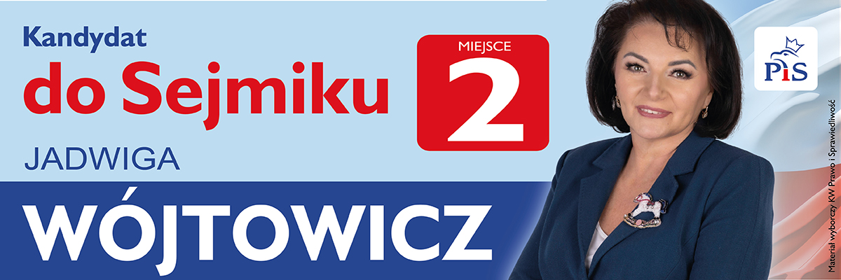 Jadwiga Wójtowicz kandydat do sejmiku województwa małopolskiego