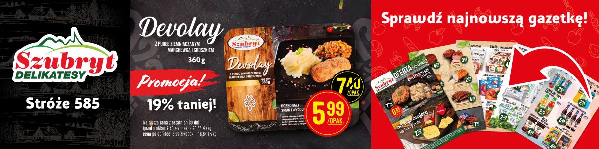 nowy sklep w Stróżach - delikatesy szubryt