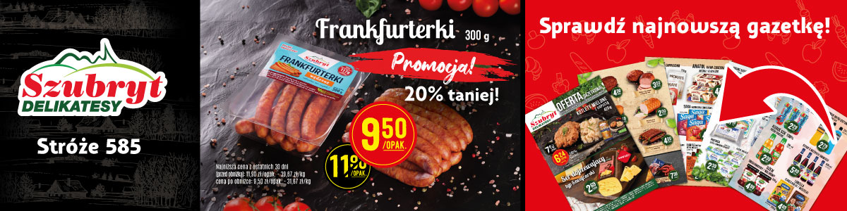 nowy sklep w Stróżach - delikatesy szubryt