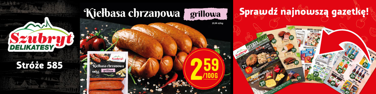 promocje sklep w Stróżach - delikatesy szubryt