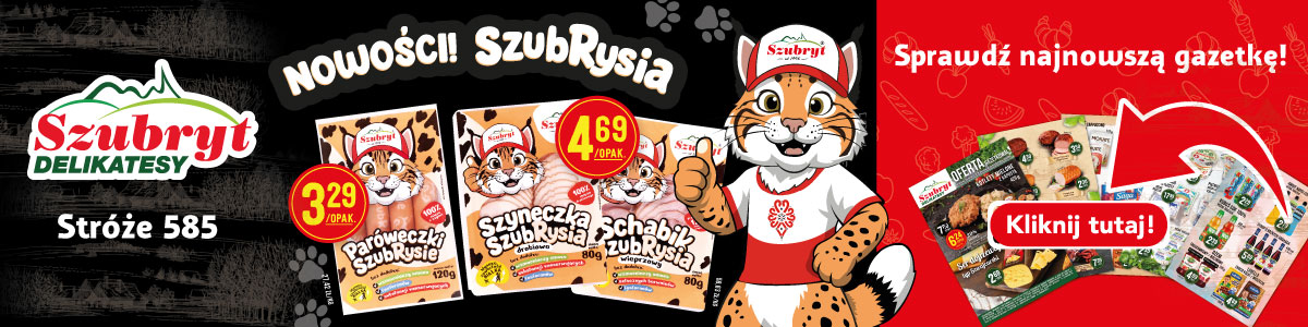 promocje sklep w Stróżach - delikatesy szubryt